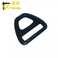 Haute charge noire Triangle Aviation boucle en aluminium sac à dos sangle accessoire boucles de ceinture durables