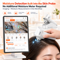 Analyseur facial et capillaire 2-en-1 à intelligence artificielle pour l'analyse de la peau, le traitement anti-chute de cheveux et la détection du cuir chevelu