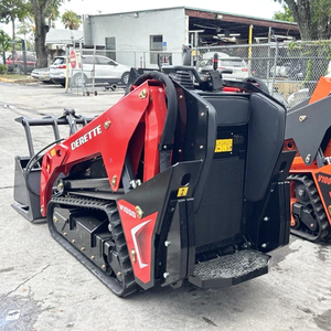 Livraison rapide Derette V1000 <span class=keywords><strong>Kubota</strong></span> 25Hp Mini chargeuse compacte diesel avec attache de chargeuse sur chenilles de 1 tonne - Product Image 6