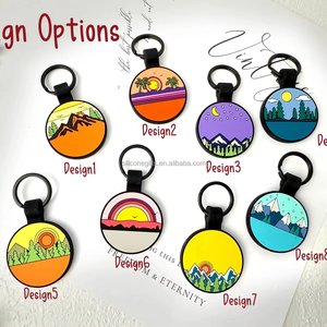 세련된 사용자 정의 QR 코드 라운드 실리콘 애완 동물 태그 내구성 조각 인쇄 이름 ID 목걸이 동물 패턴 레이스 장식 - Product Image 4