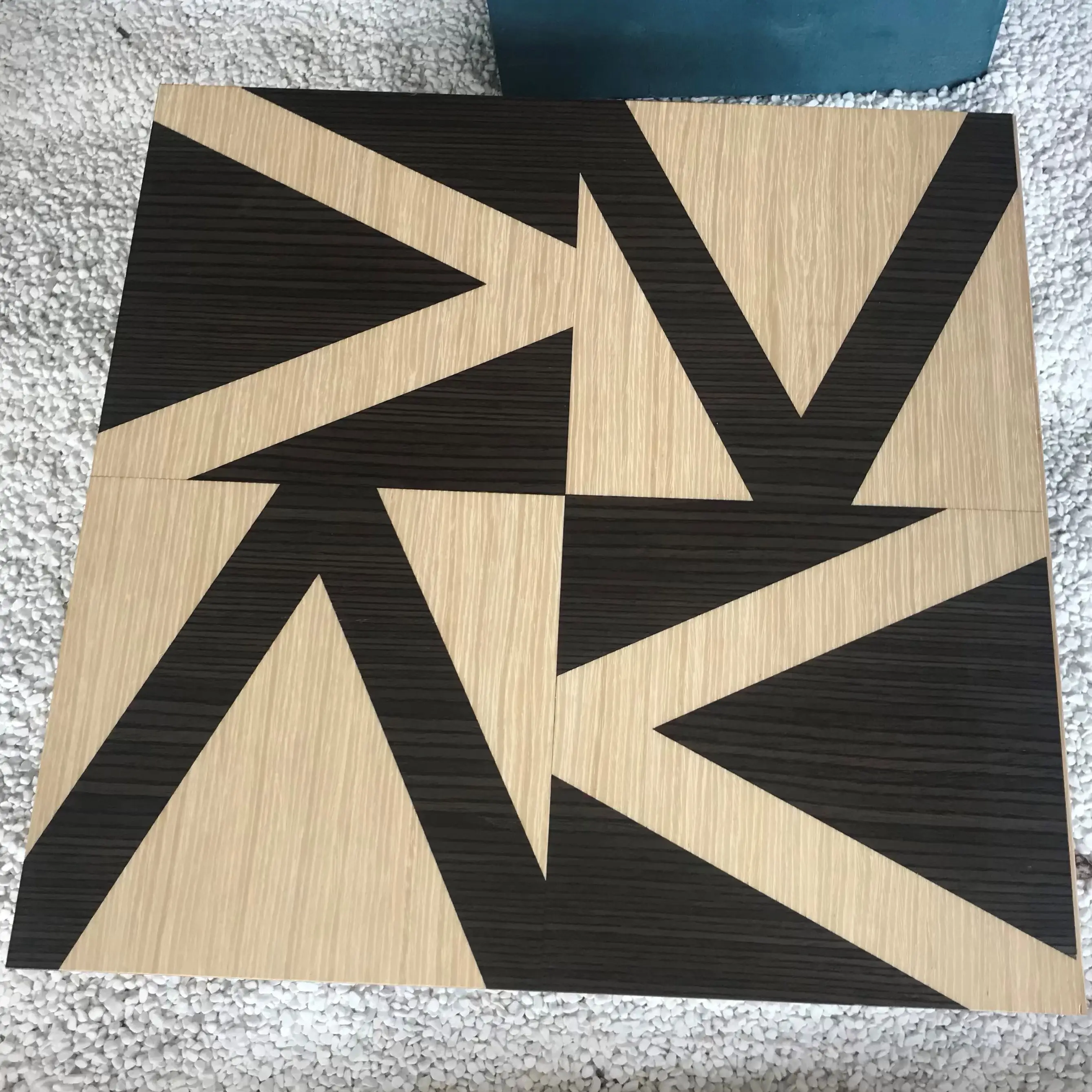 Mode géométrique motifs créatifs parquet design plancher en bois stratifié