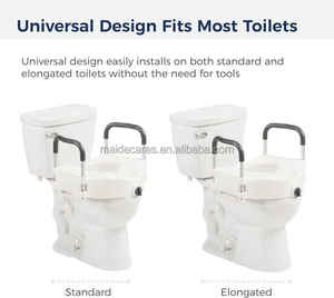 Aid Adjustable Support Safety Non Slip Commode <strong>Chair</strong> Durable Use <strong>Chair</strong> <strong>Mobility</strong> Care Medical Portable Shower Bedside - Product Image 2