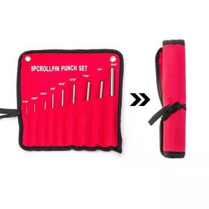 AR15 AR-15 M4 M16 <span class=keywords><strong>Glock</strong></span> Remover Jeu d'outils 9 pièces ROLL PIN PUNCH SET Outil de roulement haute dureté - Product Image 6