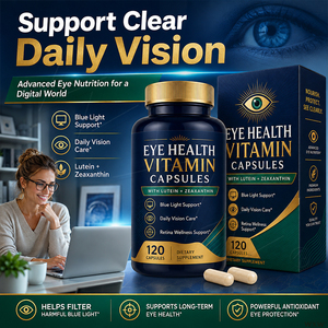 Cápsulas de Vitaminas para <span class=keywords><strong>la</strong></span> Salud Ocular de Marca Privada, Extracto de Caléndula, Luteína, Zinc, Antioxidante Ocular Diario para <span class=keywords><strong>la</strong></span> <span class=keywords><strong>Retina</strong></span>, Cápsula Oral - Product Image 1