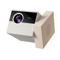 SXZ 2026 S33 Mini projecteur portable intelligent LCD LED Android 12 WiFi avec mise au point électrique pour Home Cinéma Full HD 720P