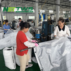 Australie Marché Heavy Duty Clear Waterproof PE Tarpaulin Cherry Farm Rain Cover Bâche écologique avec œillet à ultrasons - Product Image 5