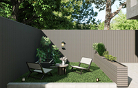 Paneles de Pared Exteriores e Interiores Modernos, Ecológicos, Impermeables y de Lujo, Fabricados con WPC, para Uso Doméstico