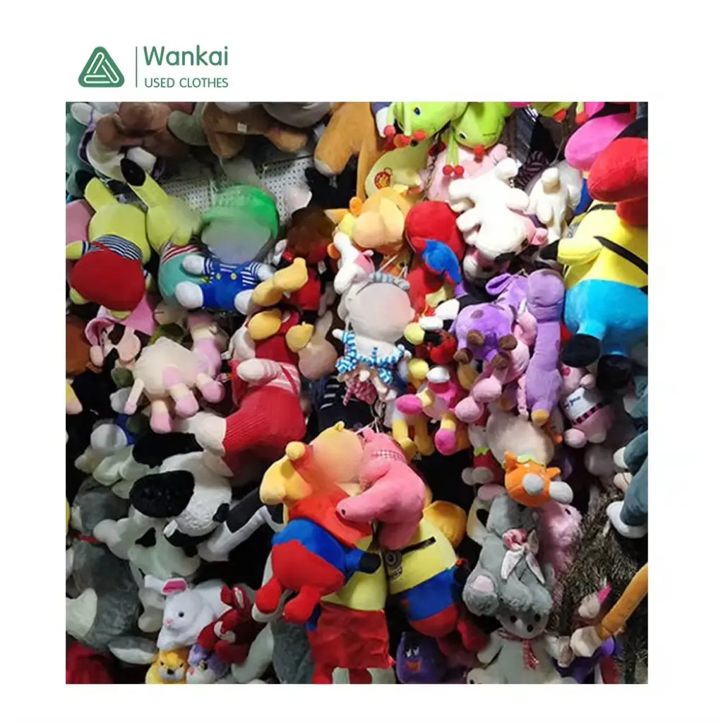 Cwanckai High Quality And Various Design Used Soft Toys Bales Container, Hot Selling Used Kids Car Toys