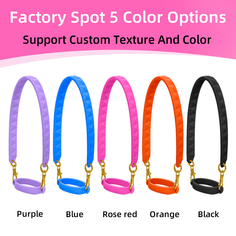 JY Hot Sale Keychain Leopard Printed Silicone Beads Keychain Wristlet Bangle Key Ring Image 3