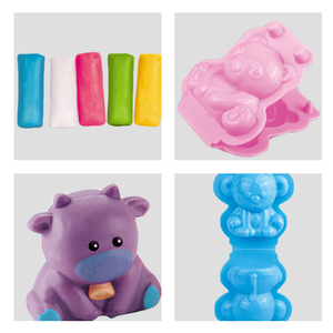 12-stelo di colore modellazione giocattolo in argilla per bambini Playdough Jungle carnevale creazioni animali divertimento educativo e creatività per i bambini - Product Image 5