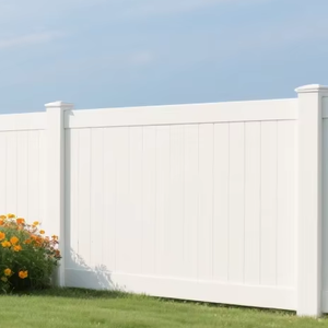 Alta qualità 6 piedi di recinzione in PVC bianco resistente all'usura pannelli decorativi per la Privacy da esterno protezione UV giardino barriera - Product Image 2