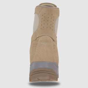 Bottes de service DFL01 Desert Fox personnalisées, mi-hautes, en cuir de vachette et daim, qualité professionnelle, durables, couleur kaki foncé - Product Image 3