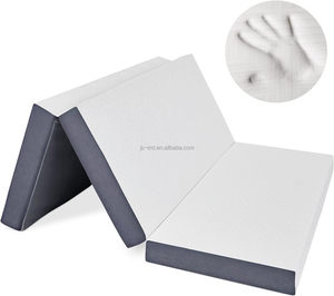 Tri Colchón plegable de espuma viscoelástica con funda lavable - Product Image 1