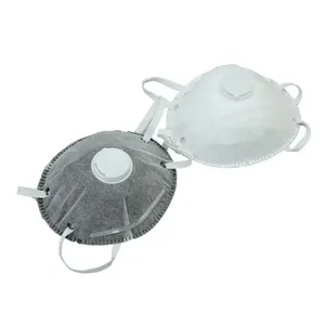 10 JAHR Werks-Direkt verkauf FFP2 Dust Mak mit Ventil Staub dichter Halb gesichts maske Atemschutz mit Carbon Ready STOCK