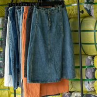 Faldas Vaqueras de Mujer Usadas a la Moda WS01 - Faldas de Verano de Alta Calidad en Colores Variados, Cómodas y Duraderas en Diversas Longitudes