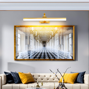 Lampe murale LED moderne et simple, étanche, réglable, pour salle de bain, miroir, éclairage mural d'hôtel - Product Image 3