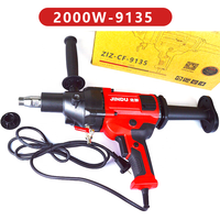Perforadora de núcleo de diamante de alta potencia Jindu ZIZ-CF-9135 para hormigón armado, para fuentes de agua