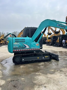 Mini excavadora original japonesa Kobelco SK75 SK50 SK55 SK60 con accesorio de martillo perforador y barrena. - Product Image 3