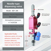 Vanne de pulvérisation pneumatique haute fréquence BZY pour revêtement de protection, vanne de distribution de précision 10 kW 220V pour adhésifs, alcool et peintures