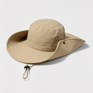 Chapeau Bob Unisexe Décontracté <span class=keywords><strong>KaSo</strong></span> pour Protection Solaire Extérieure avec Sangle de Menton Réglable, Chapeau Boonie Léger et Imperméable en Polyester - Product Image 4