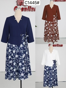 Ropa Africana al por Mayor 2024, Vestidos Turcos para Mujer, Elegantes, Últimos Modelos de Vestidos de Oficina - Product Image 6