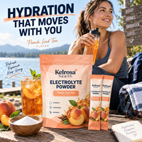 Poudre Électrolytique en Sachet pour Boisson, Complément Multivitaminé pour l'Hydratation et l'Entraînement, Marque Privée