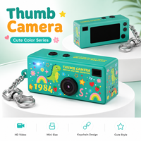 Mini caméra porte-clés pour enfants, caméra à clipser sur clé, flash intégré, caméra porte-clés, enregistreur vidéo portable rétro pour enfants 1080P HD