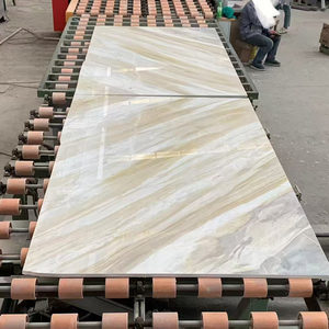 หินอ่อนสีขาวขัดเงา Goldtop จากกรีซ แผ่นใหญ่ ทนทาน ใช้ภายในอาคาร เหมาะสำหรับผนังทีวีในโรงแรม พื้นห้องรับประทานอาหาร - Product Image 4