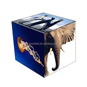 Pantalla LED Mágica en Forma de Cubo para Mostrador de <span class=keywords><strong>Bar</strong></span> P1.86, Pantalla de Alta Resolución de 5 Lados para Mostrador de Tienda Minorista - Product Image 3