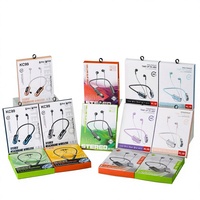 Nouveaux écouteurs tour de cou KG06 V5.3 avec prise en charge de carte SD, écouteurs TWS, casque audio avec affichage LCD de la puissance