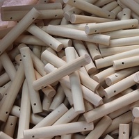 Spécifications multiples artisanat du bois cage à oiseaux jouets pour oiseaux bijoux bricolage accessoires de bâton en bois