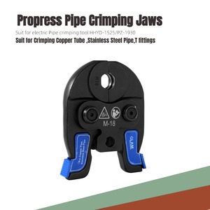 Tête de presse <span class=keywords><strong>hydraulique</strong></span> professionnelle en acier inoxydable <span class=keywords><strong>à</strong></span> mâchoires multiples compactes et indépendantes pour sertissage de tuyaux en cuivre, matrices M15 18 22 28 pour l'Europe - Product Image 3