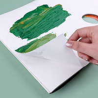 Xin Bowen A4 pierre palette de papier pour le mélange de peinture peut déchirer la palette art fournitures outils 100% papiers plateau doublure