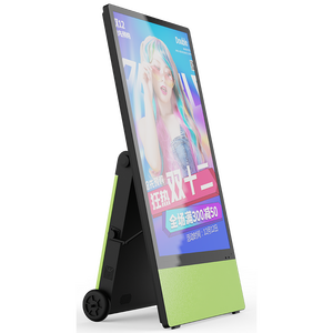 Outdoor Advertising 32-43 Inch Waterproof 4K Mini-<b>LED</b> Backlit Digital Poster <b>Battery</b> Operated Floor Standing LCD Display Signage - Product Image 1