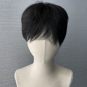 วิกผมผู้ชายผมสั้นตรงสไตล์เกาหลี แนวผมธรรมชาติ แบบเต็มศีรษะ  หมวกตาข่ายกึ่งยืดหยุ่น ใช้ได้ทุกวัน ใยทนความร้อนสูง - Product Image 1