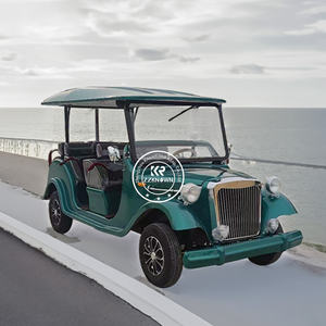 Carros de Turismo de golf con pilas antiguas de 8 plazas Carrito vintage <span class=keywords><strong>Mini</strong></span> coche de turismo clásico eléctrico - Product Image 5