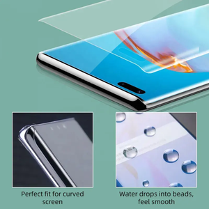 Protector <span class=keywords><strong>de</strong></span> Pantalla <span class=keywords><strong>de</strong></span> Hidrogel UV HD Transparente para Teléfonos Móviles con <span class=keywords><strong>Película</strong></span> Antiexplosión, Patrones Personalizables, Radio 2.5D/3D - Product Image 6