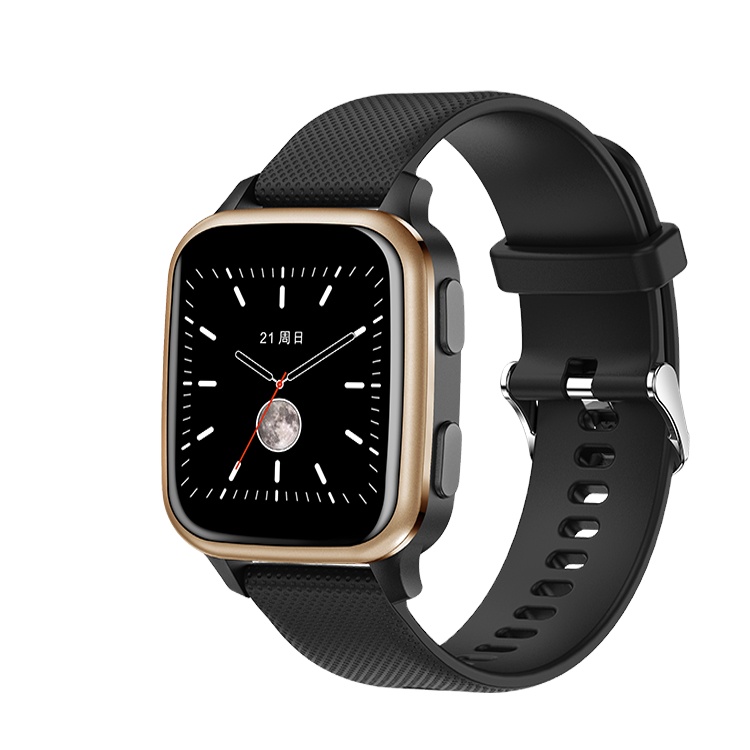 Полный сенсорный квадратный SmartWatch Водонепроницаемый Открытый браслет умные часы с монитором сердечного ритма в режиме реального