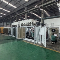 Generador de gas de alto voltaje 1000KW/1200kw/1500kw con arranque remoto MTU/Weichai/Baudouin para centro de datos generador de energía de 10.5KV