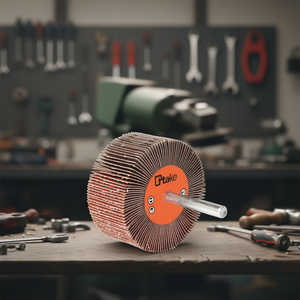 Ttake Abrasive Flap <b>Wheel</b> 40x20 Mm 6 Mm Shaft 80 Grit For <b>Grinding</b> - Product Image 3