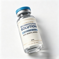 Autocollants OEM Sub Zero Stable Peptide anti-décollement pour congélateur, flacons en verre de biochimie 3ml 9ml
