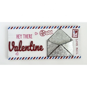 Thân Thiện Với Môi UV In Đức Tường Đăng Handmade Trên Mạ Kẽm Sắt Phong Bì Gỗ Thủ Công Mỹ Nghệ Hộp Gỗ Tường Dấu Hiệu - Product Image 1