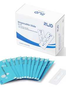 Dual-Port Cell Counter Plate DS-50 C100 dengan Kompatibilitas Petri Dish 50 Pcs/kotak untuk Instrumen Teknologi Sel C100-SE - Product Image 1