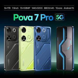 <span class=keywords><strong>Pova</strong></span> 7 Pro <span class=keywords><strong>Tecno</strong></span>, Teléfono Celular Desbloqueado de Doble SIM de 7.3 Pulgadas, 16 GB + 1 TB, para Google Play, CPU Deca Core, Cámara Trasera de 108 MP, HD, 8000 mAh, LTE, CDMA - Product Image 5
