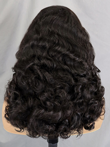 Pelucas <span class=keywords><strong>de</strong></span> <span class=keywords><strong>Cabello</strong></span> Humano con Ondas Sueltas y Encaje Frontal Transparente HD, sin Pegamento, con <span class=keywords><strong>Cabello</strong></span> <span class=keywords><strong>de</strong></span> Bebé - Venta Flash - Mona Hair - Product Image 3