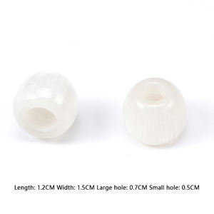 <b>Acrylic</b> Big Hole <b>Beads</b> Wholesale 16mm Irregular Gemstone <b>Bead</b> Colorful DIY Accessories for Clothing Shoes - Product Image 4