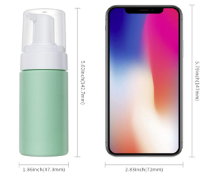 Dispensador de jabón espumoso para viaje, botellas de espuma vacías, rellenables, 3,4 Oz (100ML) - Product Image 3