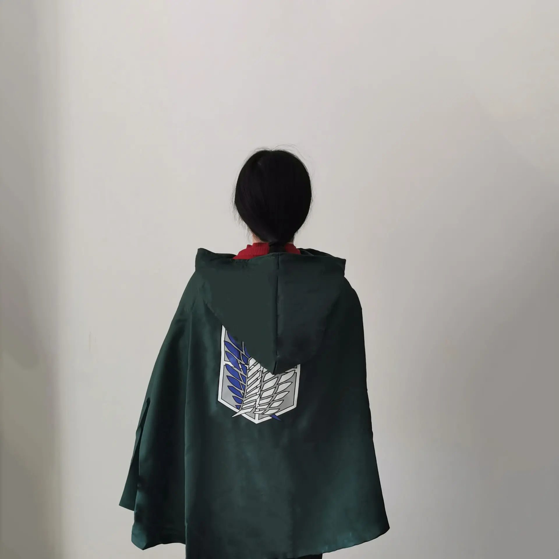 Anime Attack on Titan capa Green Scout Regiment Scout Legion Wings of Liberty Capitán Cosplay disfraz Halloween Cos vestir