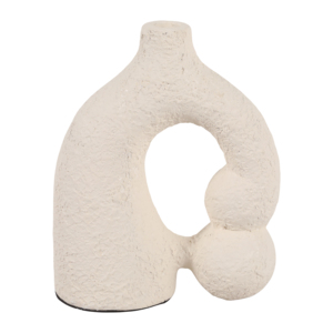 Vaso Ceramico Astratto a Forma di Anello in Terracotta, Elemento Decorativo Scultoreo per Soggiorno e Arredamento Casa - Product Image 4