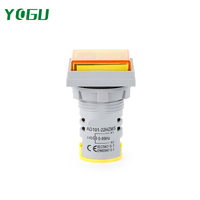 Voltmeter Digital YOGU Indikator Volt 20-500V Mini Layar LED 22mm Pengukur Tegangan dengan Harga Pabrik